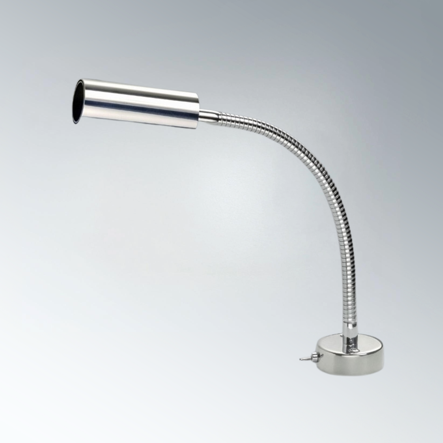 Lampe de table T-LED Flex 12V en acier inoxydable