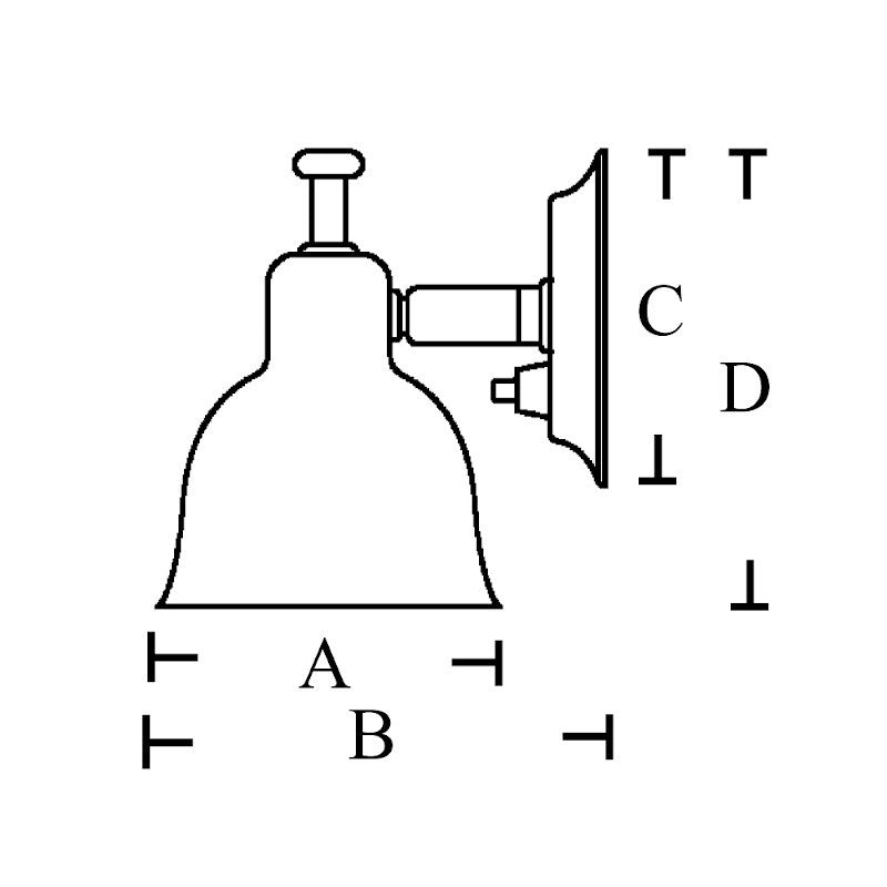 Ocean medium Edelstahl POWER LED