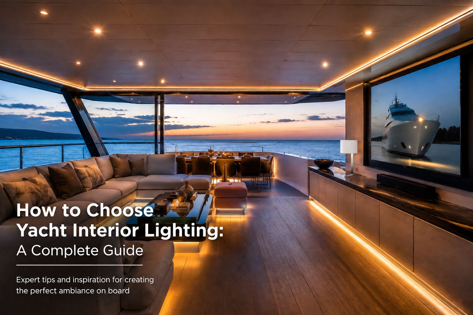 How to Choose Yacht Interior Lighting: A Complete Guide – Cabin Denmark