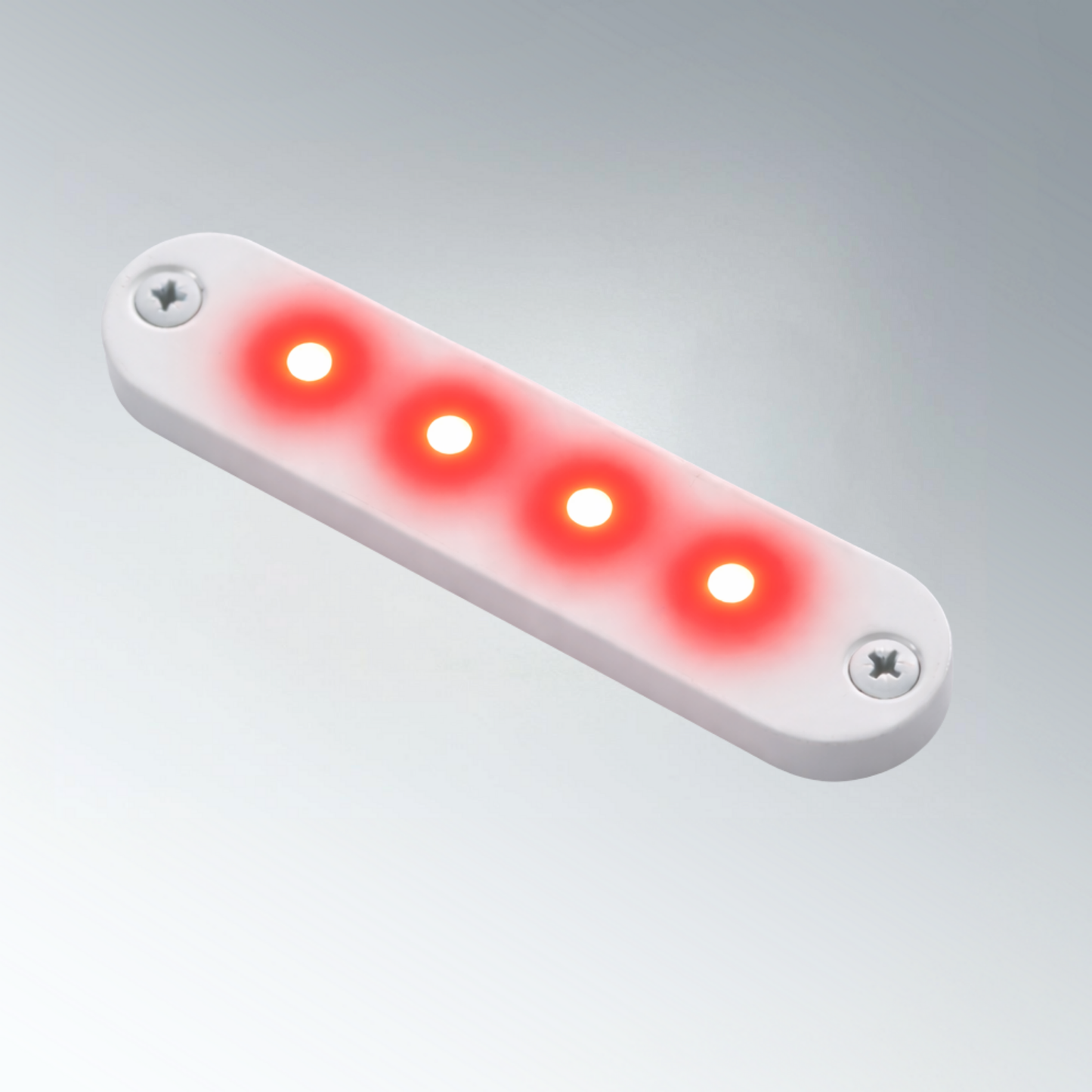 Lampe de courtoisie à LED Série 1010 12 V Blanc Aluminium Lumière blanche