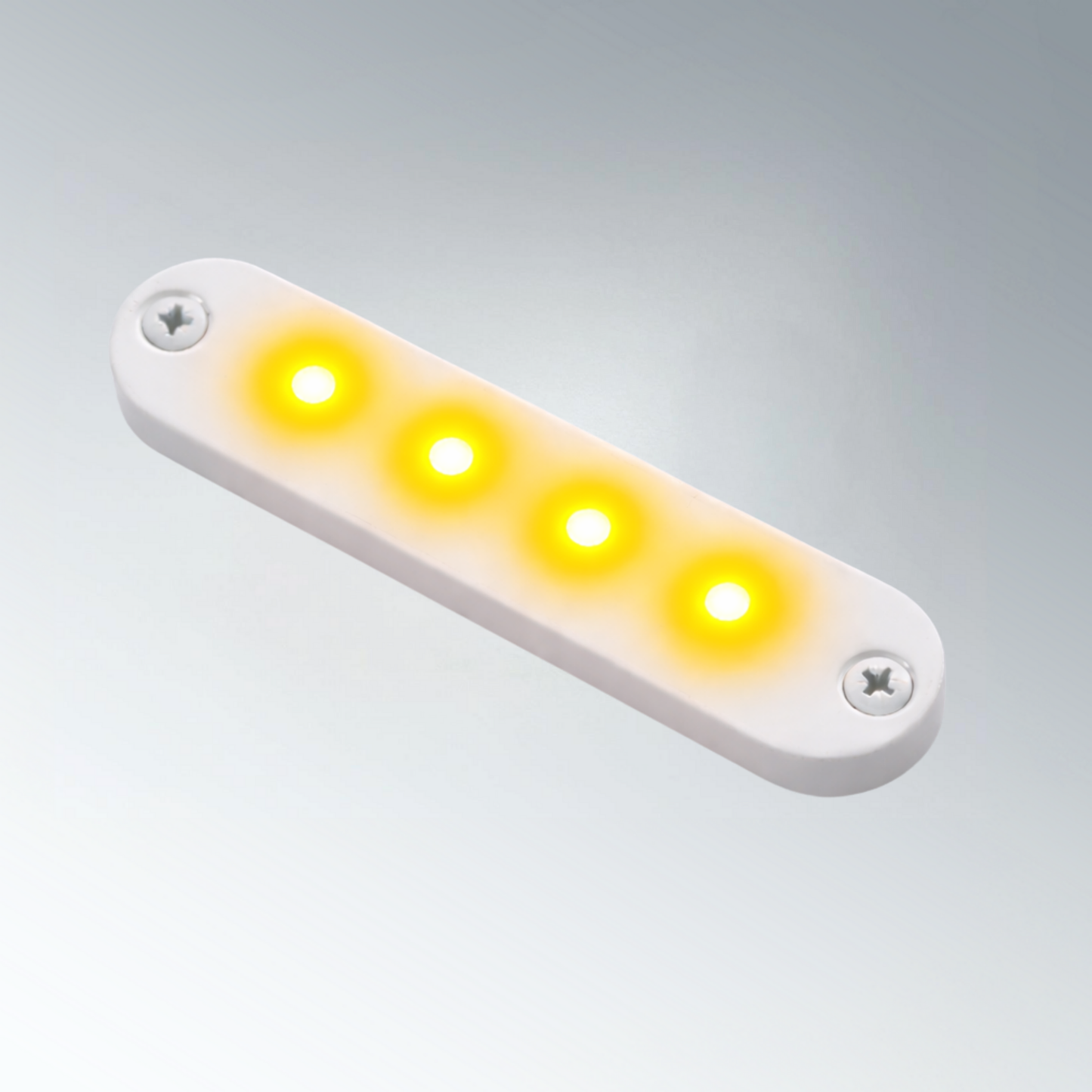 Lampe de courtoisie à LED Série 1010 12 V Blanc Aluminium Lumière blanche