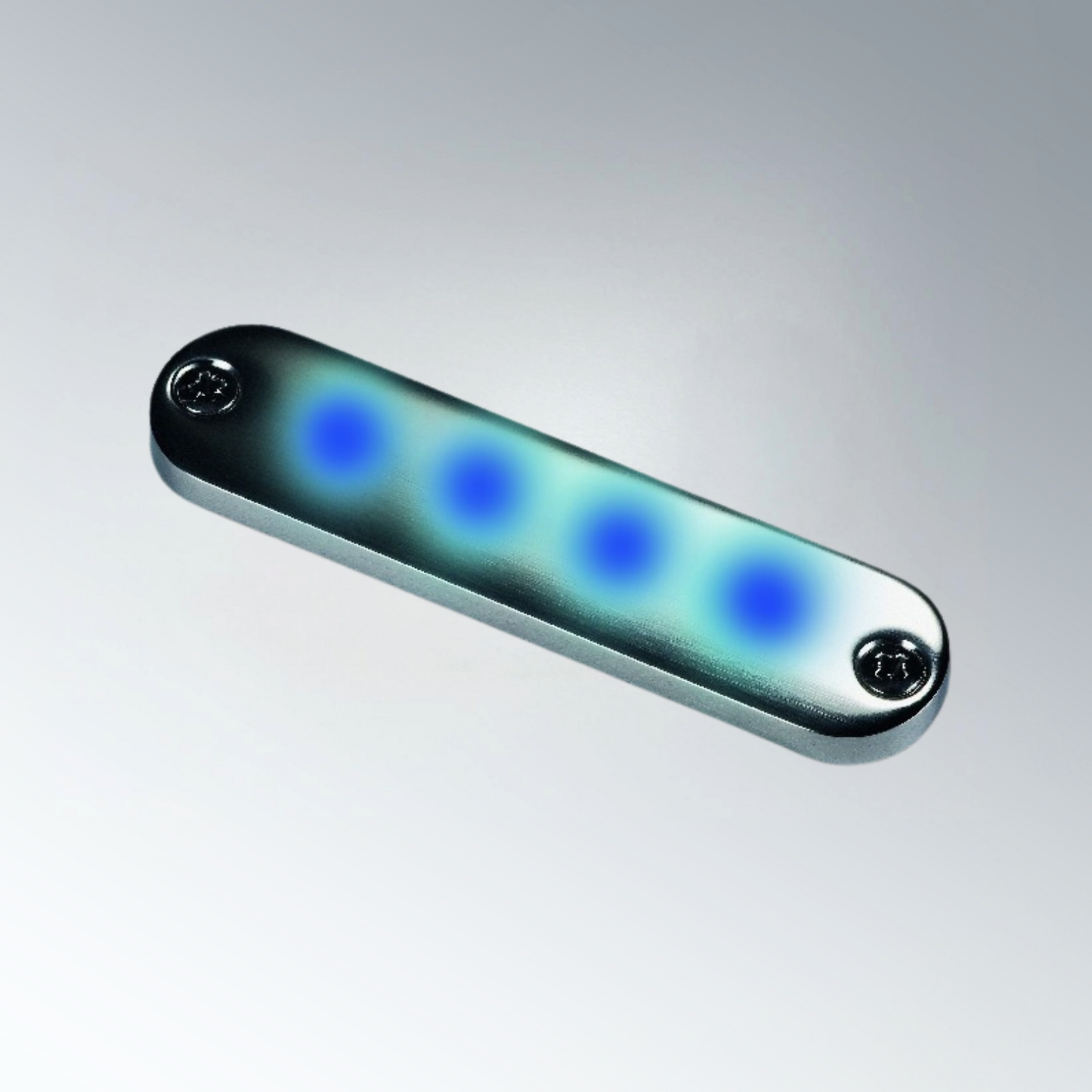 Lampe de courtoisie à LED série 1016 12 V en acier inoxydable, lumière blanche