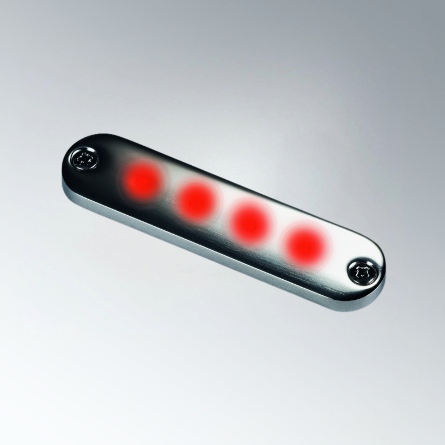 Lampe de courtoisie à LED série 1016 12 V en acier inoxydable, lumière blanche