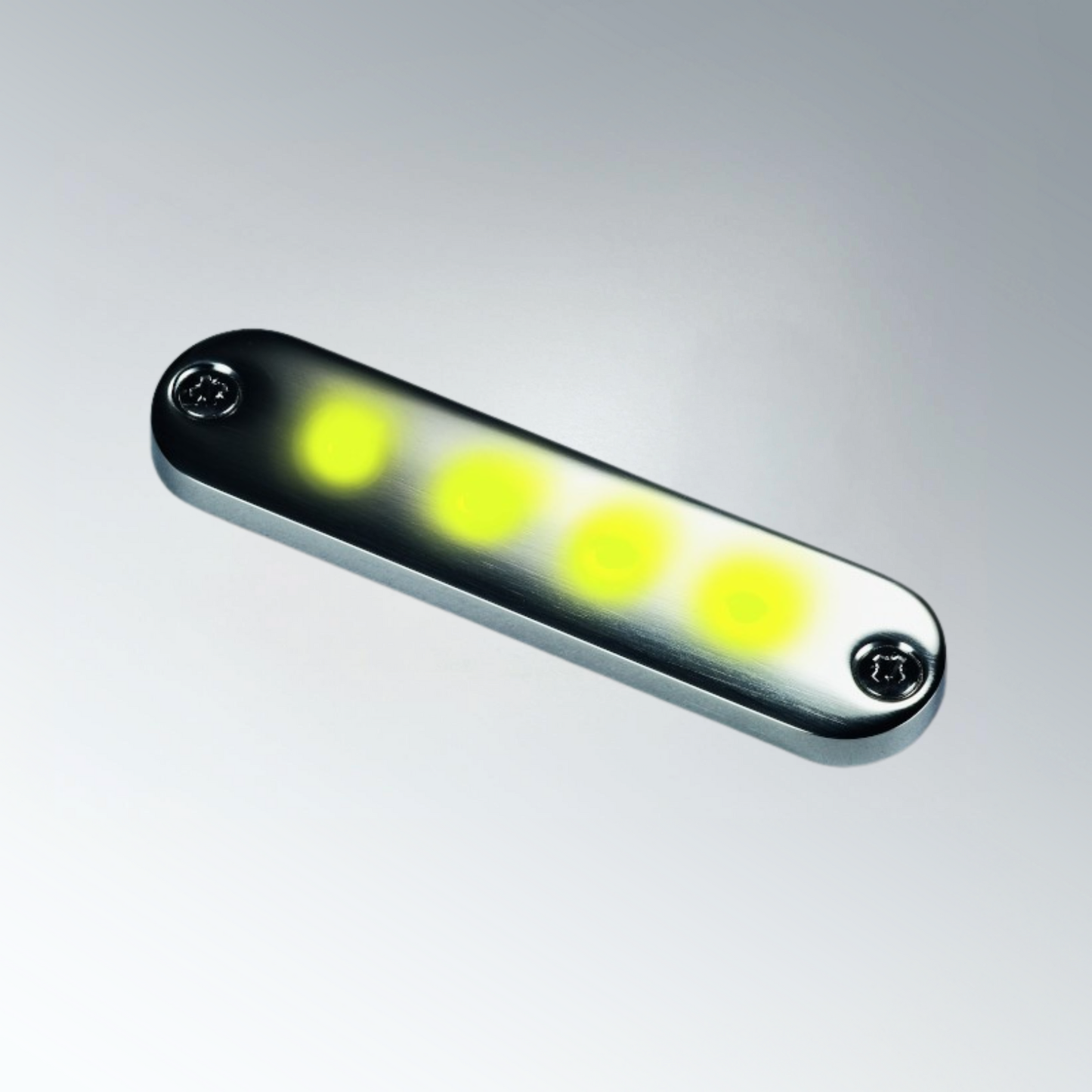 Lampe de courtoisie à LED série 1016 12 V en acier inoxydable, lumière blanche