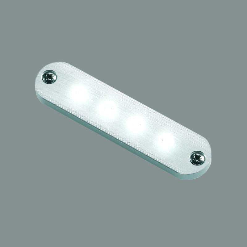 LED-Courtesy Light 1019 Serie 12V Titan-Aluminium Lichtfarbe Weiß