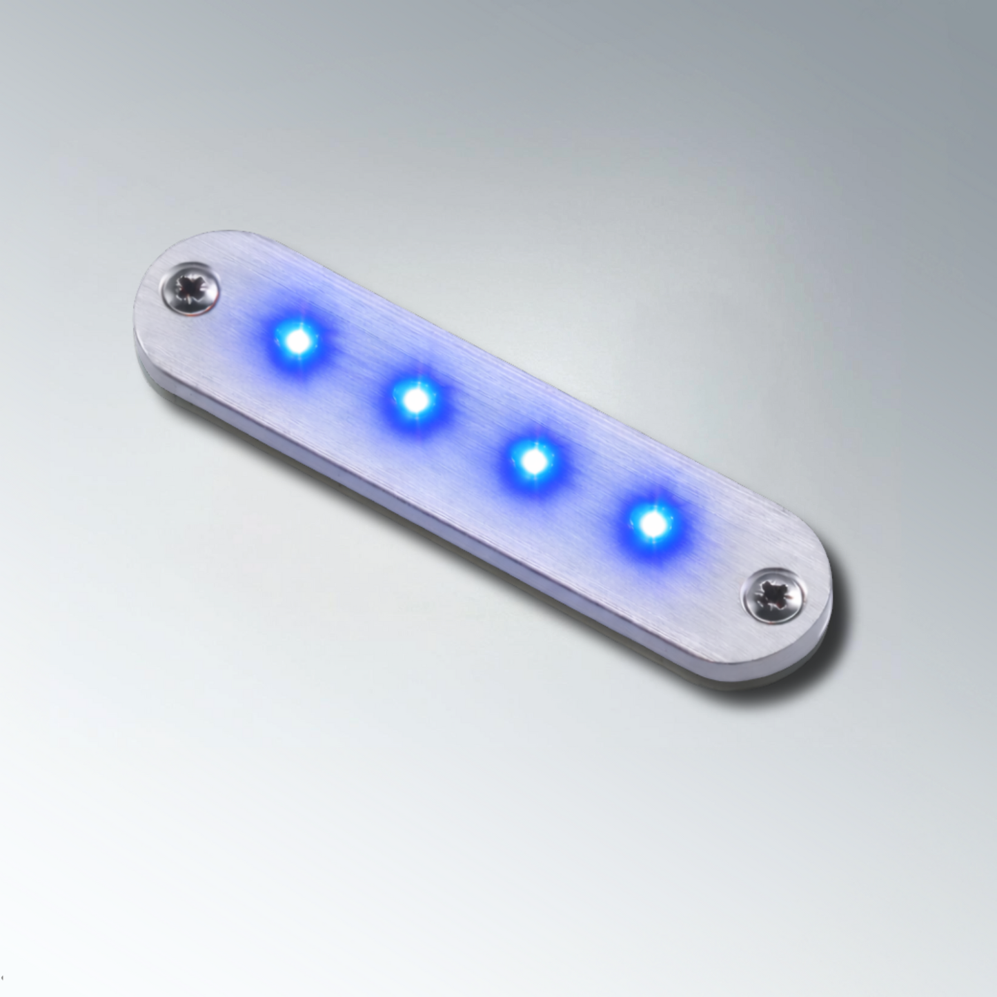 Lampe de courtoisie à LED série 1019 12 V Titan Aluminium Lumière blanche