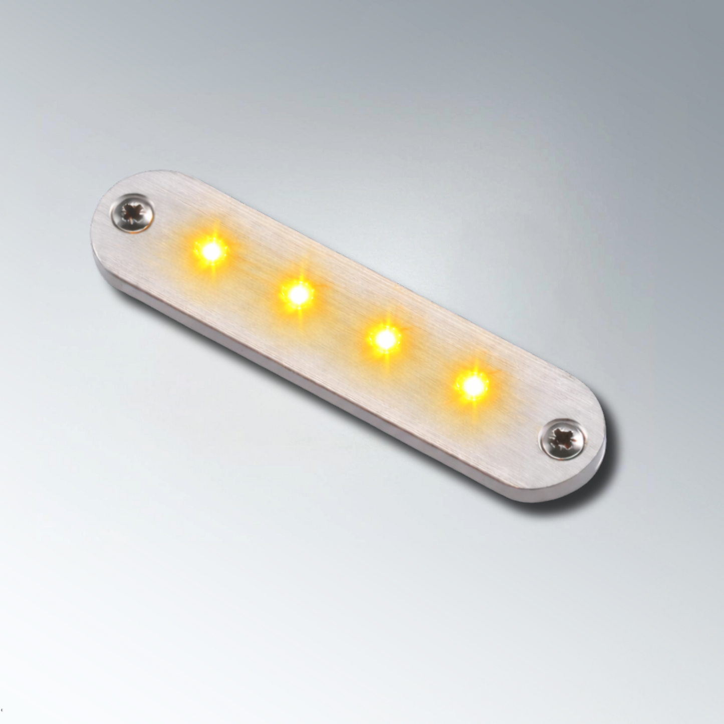 Lampe de courtoisie à LED série 1019 12 V Titan Aluminium Lumière blanche