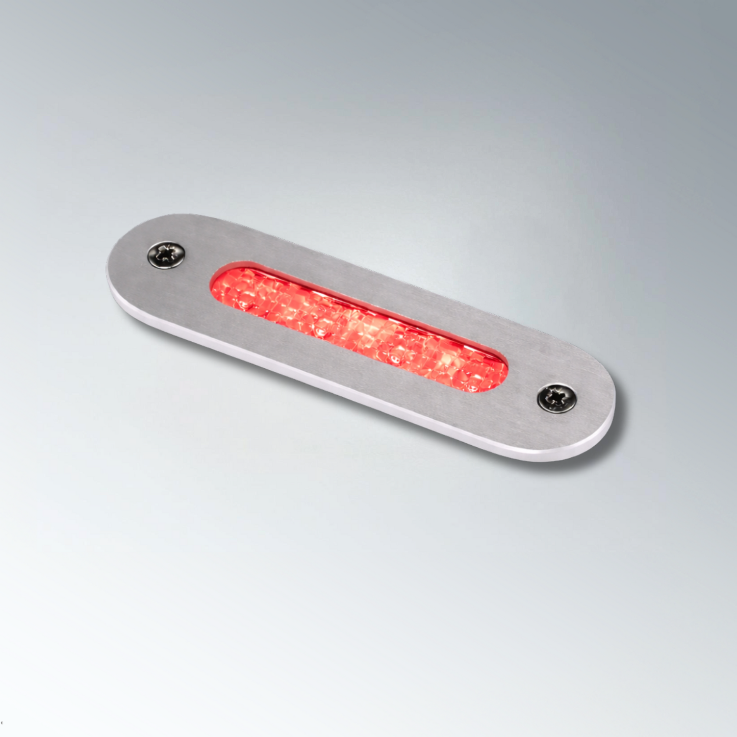 Lampe de courtoisie à LED série 1039 24 V Titan Aluminium Lumière blanche