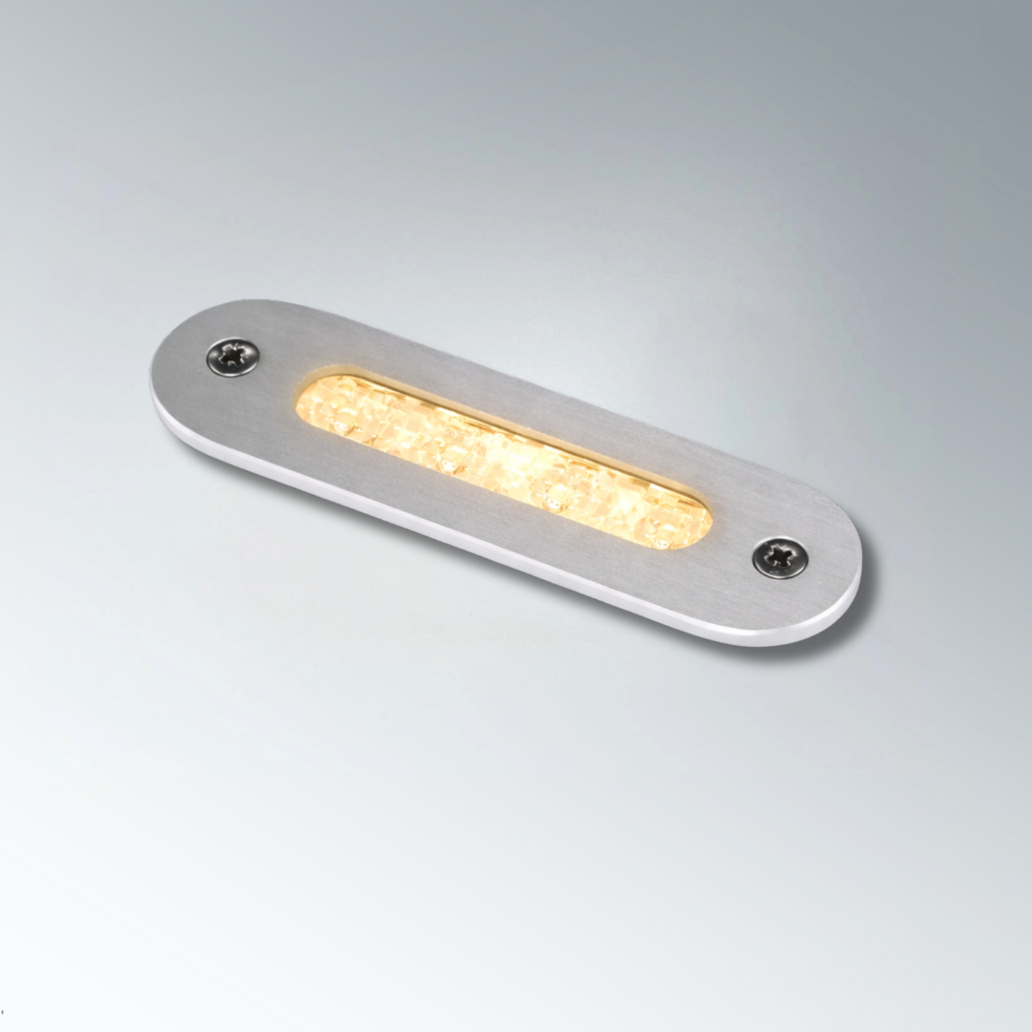 Lampe de courtoisie à LED série 1039 24 V Titan Aluminium Lumière blanche