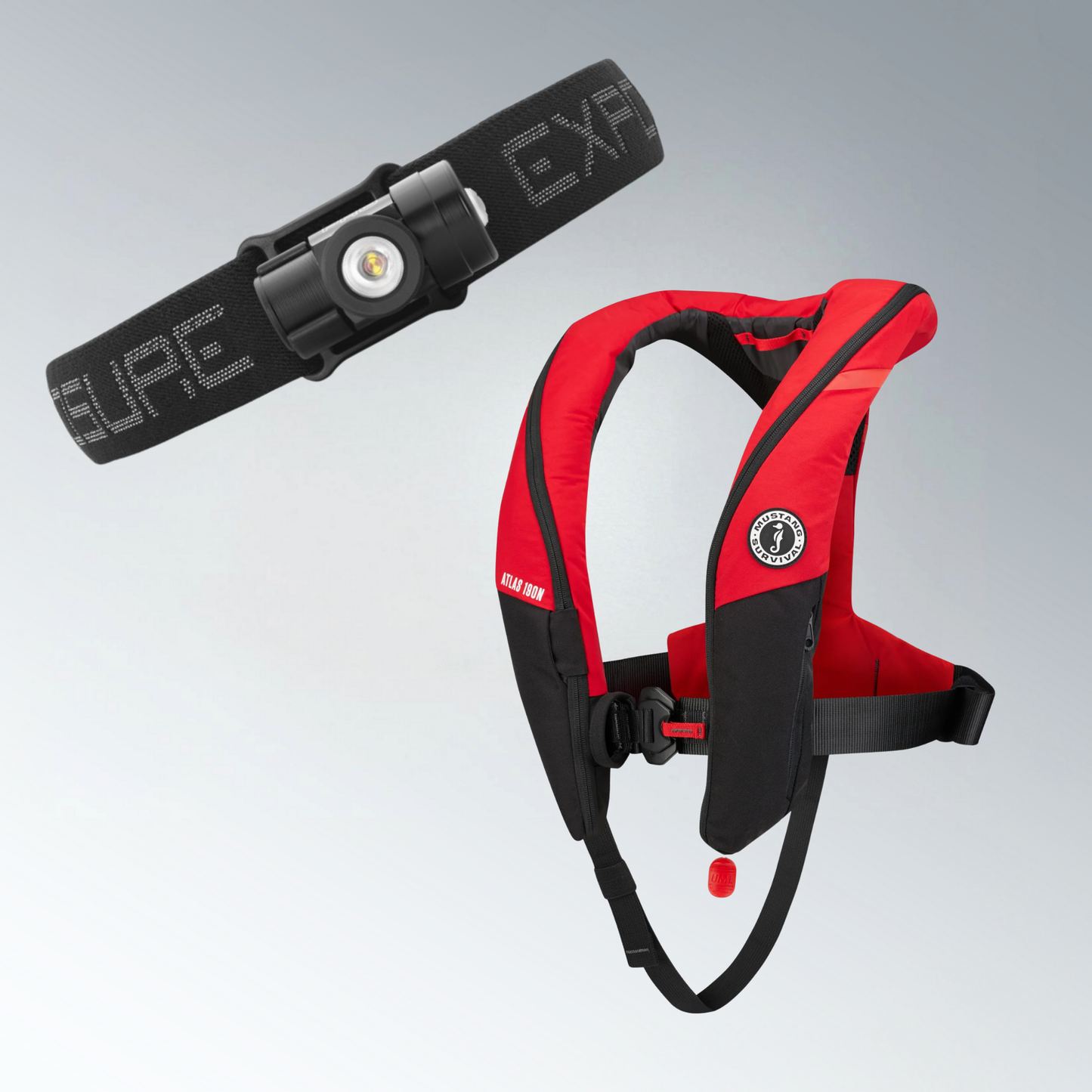 Winner meets Winner – Offshore Safety Bundle Atlas 190 DLX Pro Sensor Life Jacket  * * *                    Exposure RAW Pro 2.0 Headtorch * * *