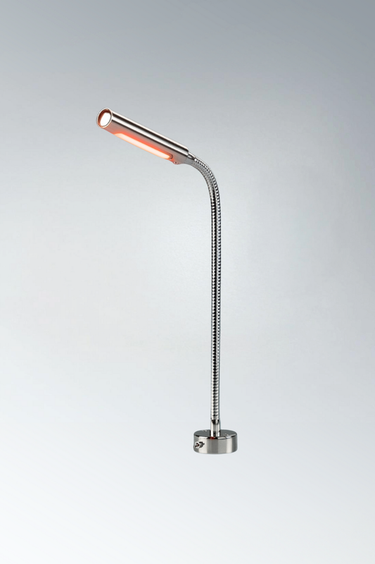 Lampe de table à cartes à LED bicolore DOUB-LED 12V en acier inoxydable