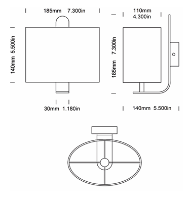 LUZITA WALL Stainless Steel